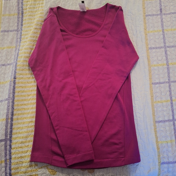 New Mix| Women's Pink Long Sleeve Shirt (onesize) - Picture 2 of 8